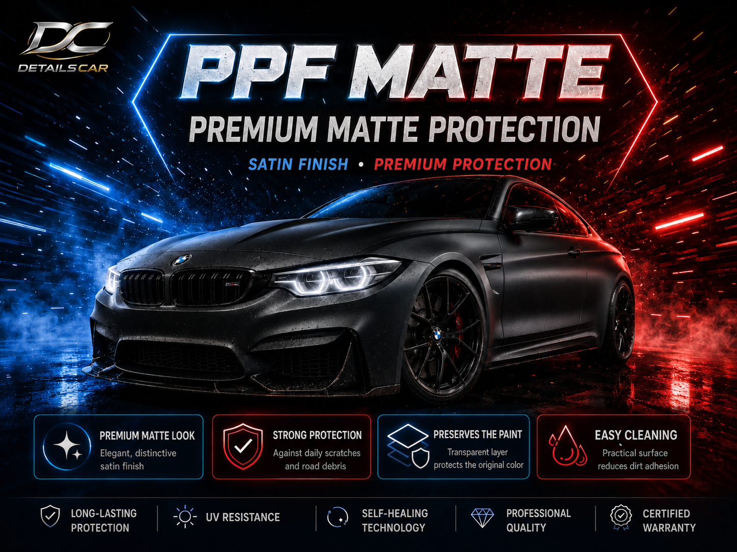 Matte PPF protection