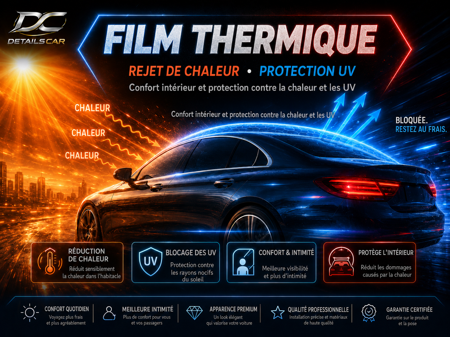 Film thermique automobile