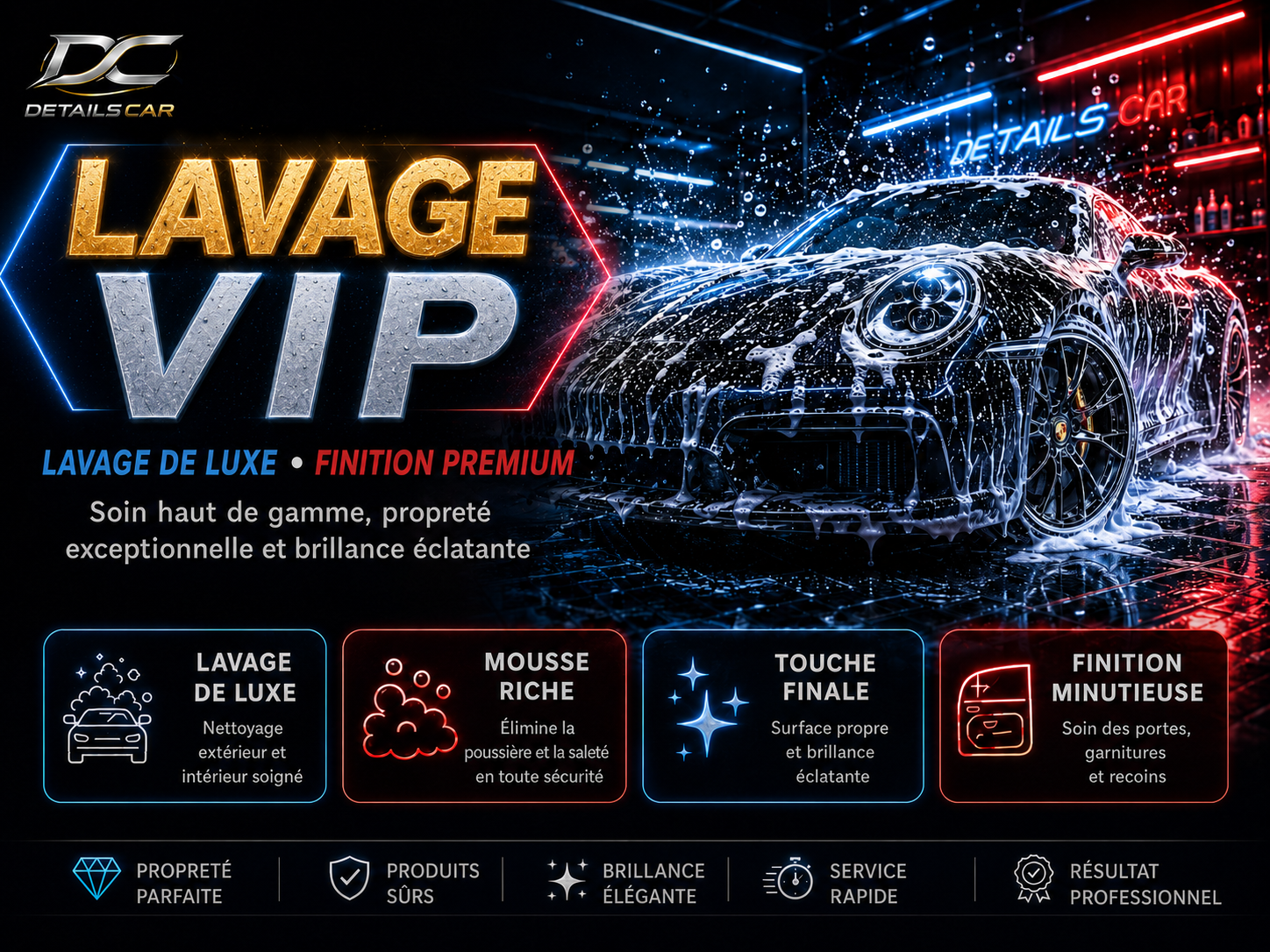 Lavage automobile VIP