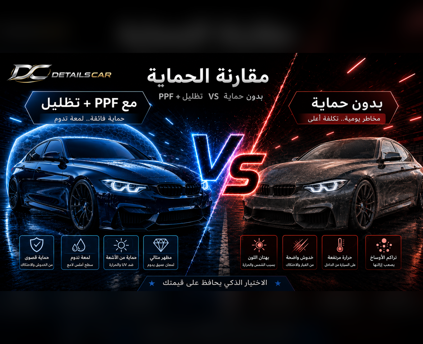 حماية PPF للسيارة