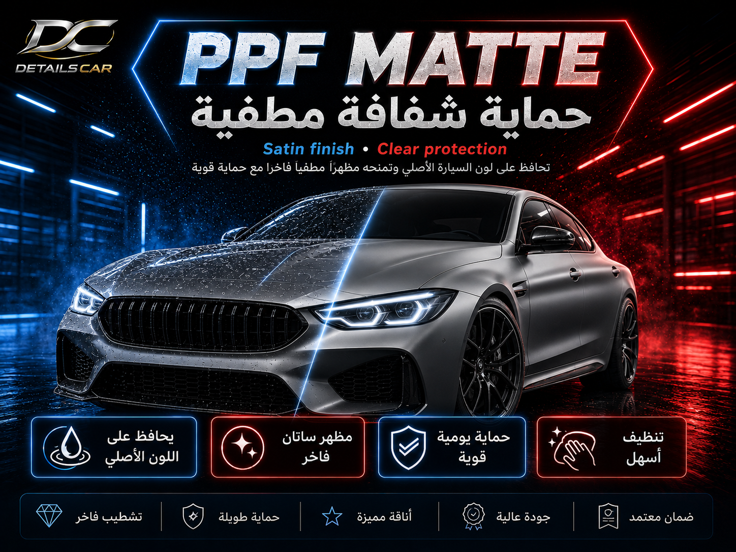 حماية شفافة مطفية