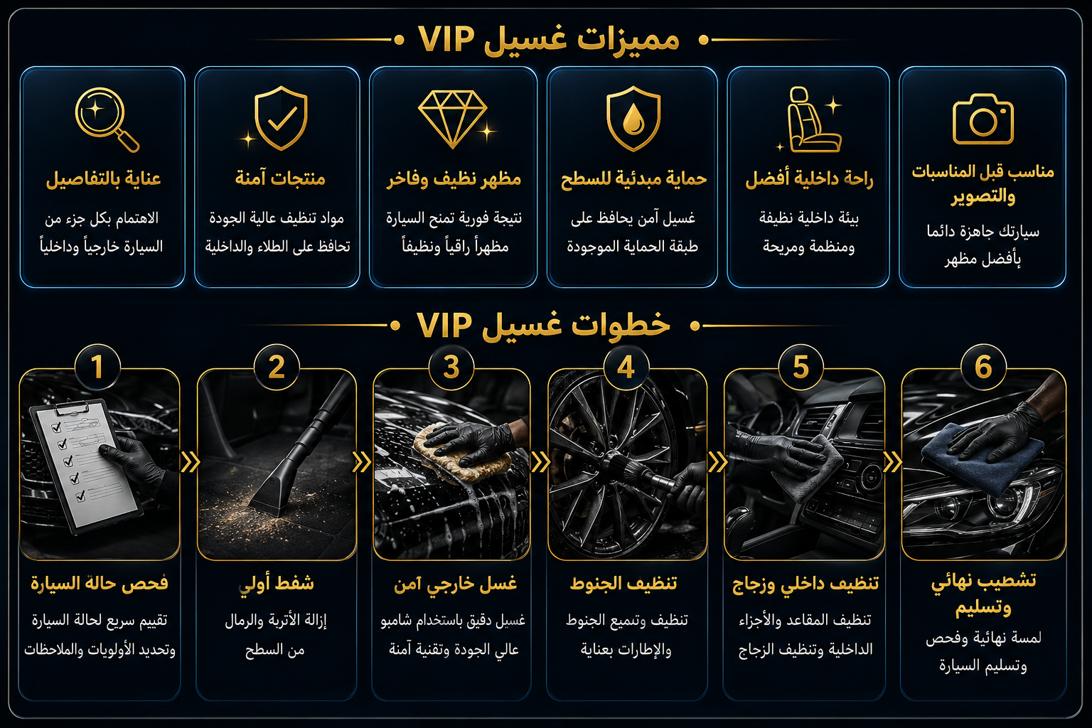 مميزات وخطوات غسيل VIP